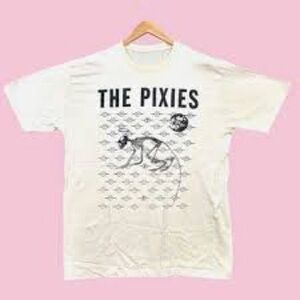 The Pixies Cat Skeleton Graphic T-Shirt Size Large New